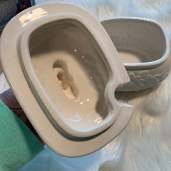 Vtg Jay Import Co Fine Ceramic Gravy Tureen White - Picture 5 of 10